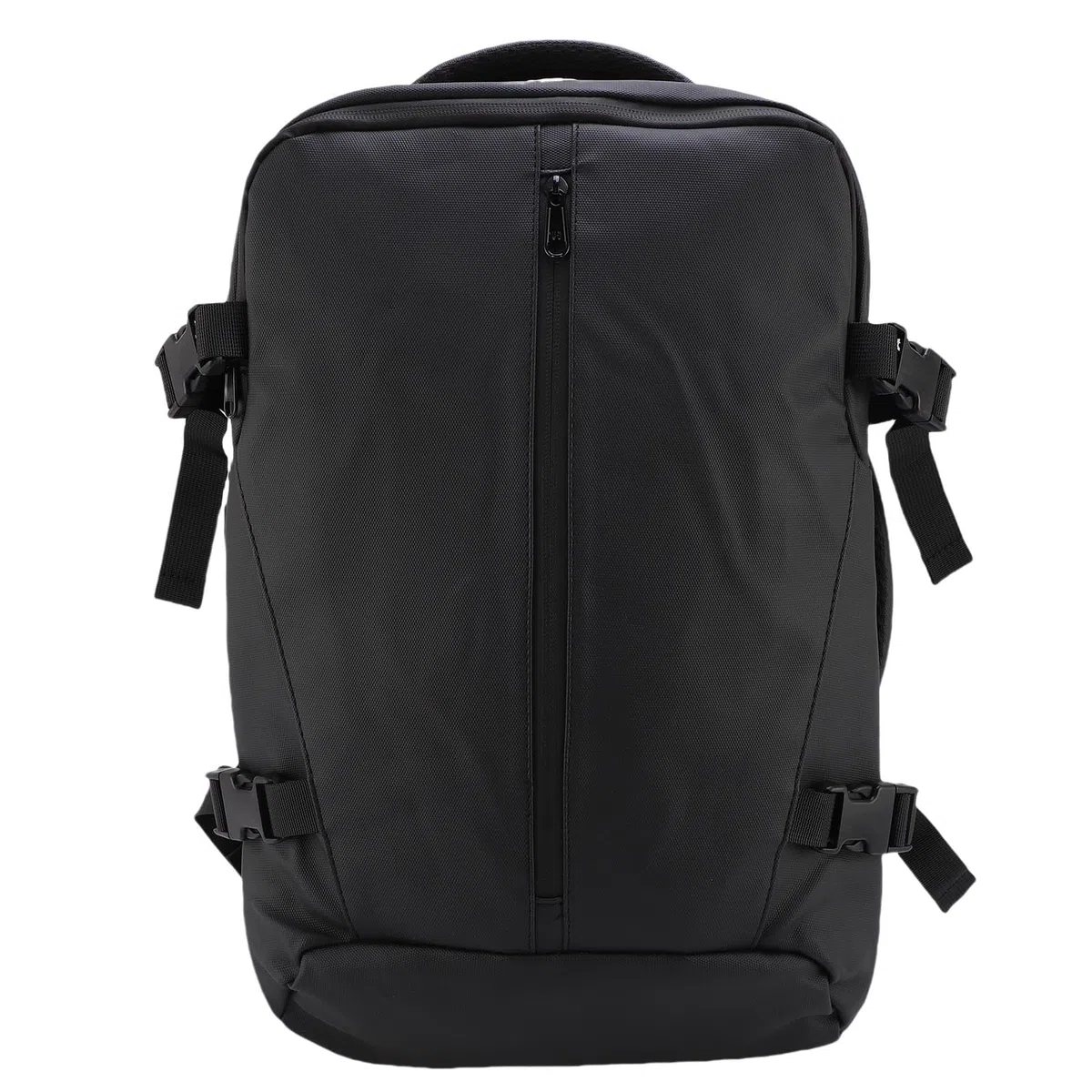 Sac à Dos Extensible à Compression sous Vide, Grande capacité pour Voyage d'affaires, Tissu Oxford Noir, 36-55 L