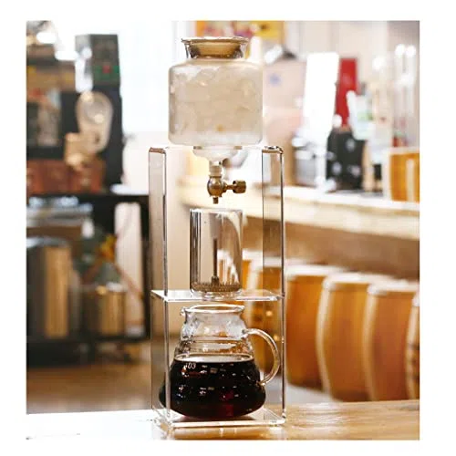 Infusion à froid à débit réglable – Filtre en acier inoxydable et carafe en verre pour un café ou un thé parfait à chaque fois