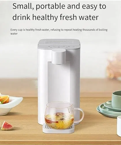 Distributeur d'eau chaude à chauffage rapide 3-seconde, 5 réglages de température pour le café de thé, chaudière de comptoir 102 Oz, opération sûre et calme avec arrêt automatique, parfait pour l'util