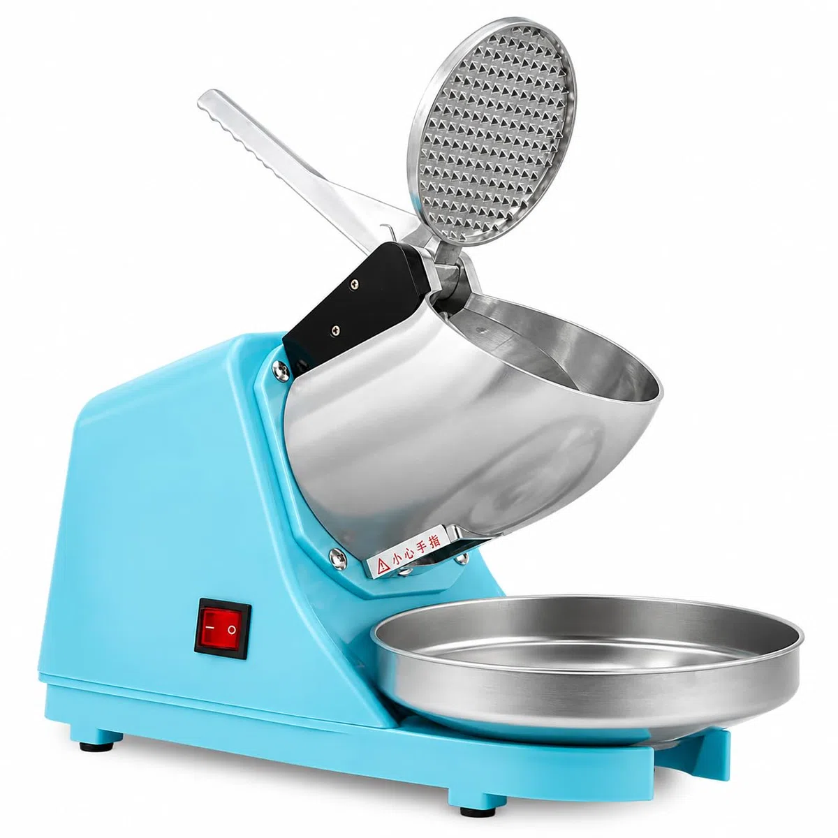 Broyeur à glace électrique 300 W 65 kg/h Machine à glace rasée réglable