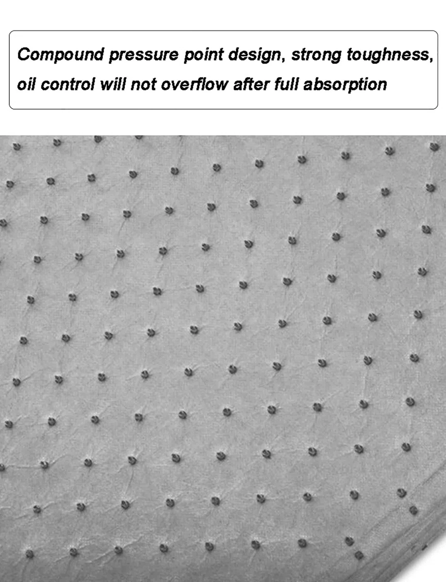 Rouleau de tapis absorbant l'huile industrielle – Coussinets en polypropylène pour absorber l'huile, le diesel, le carburant et les déversements d'hydrocarbures