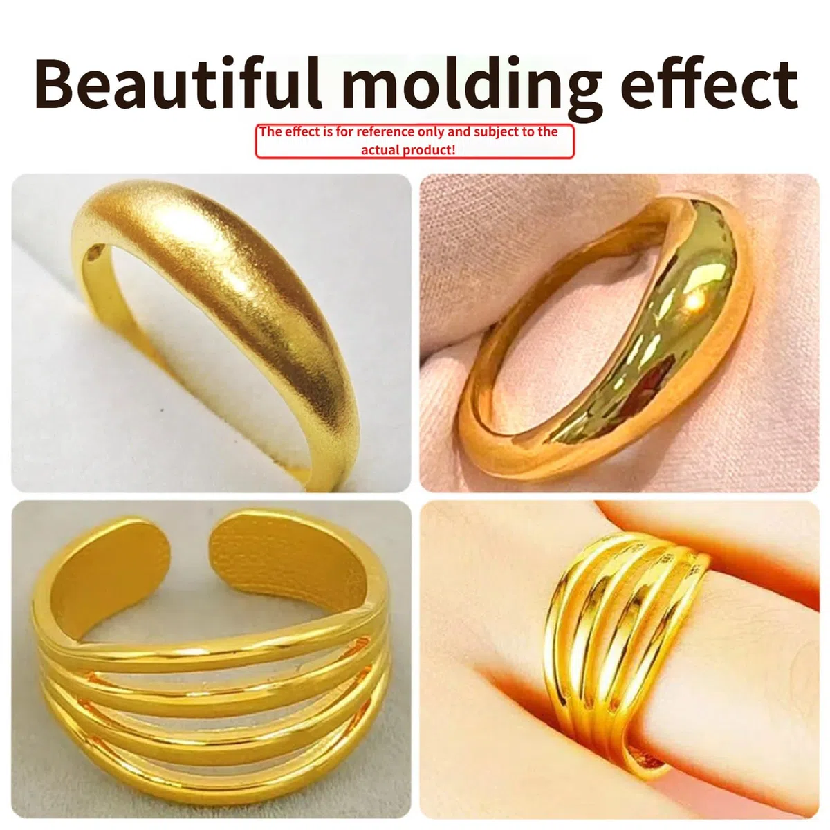 Outil polyvalent à rainures en acier pour divers processus de fabrication de bijoux, y compris les besoins de façonnage des bagues